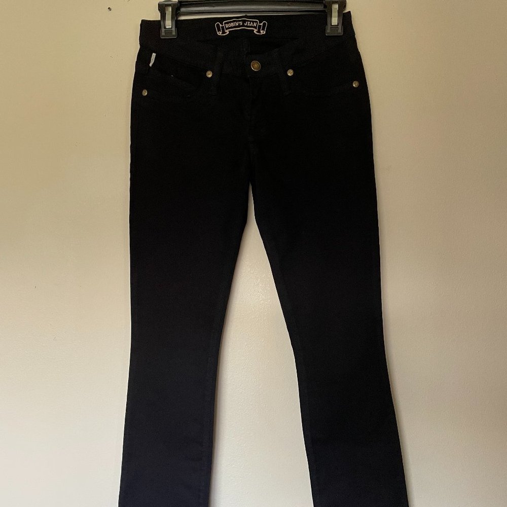 Women Robin's Jean 'Marilyn' w/ Studs & Crystals - Black - Size 24